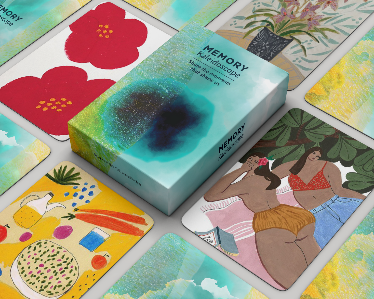 Memory Kaleidoscope, a card game by design dream lab and Talia Souki